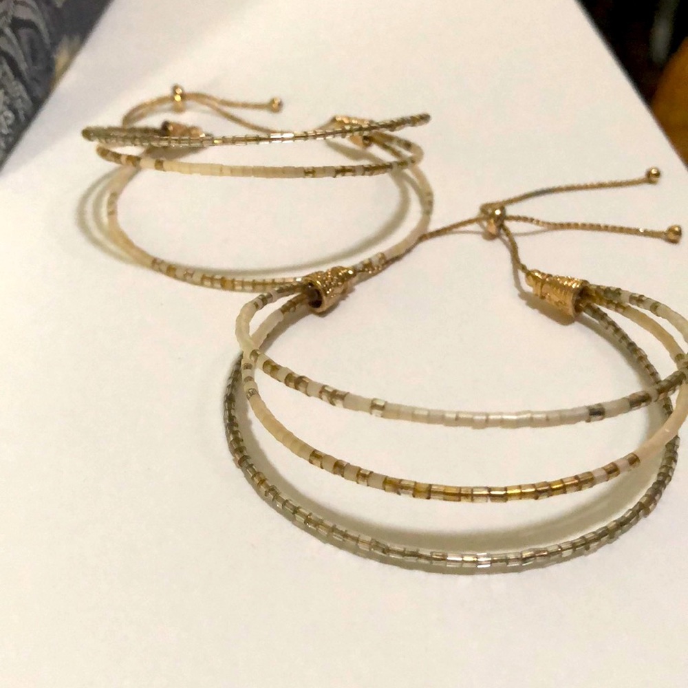 Beaded bracelets - set of 2